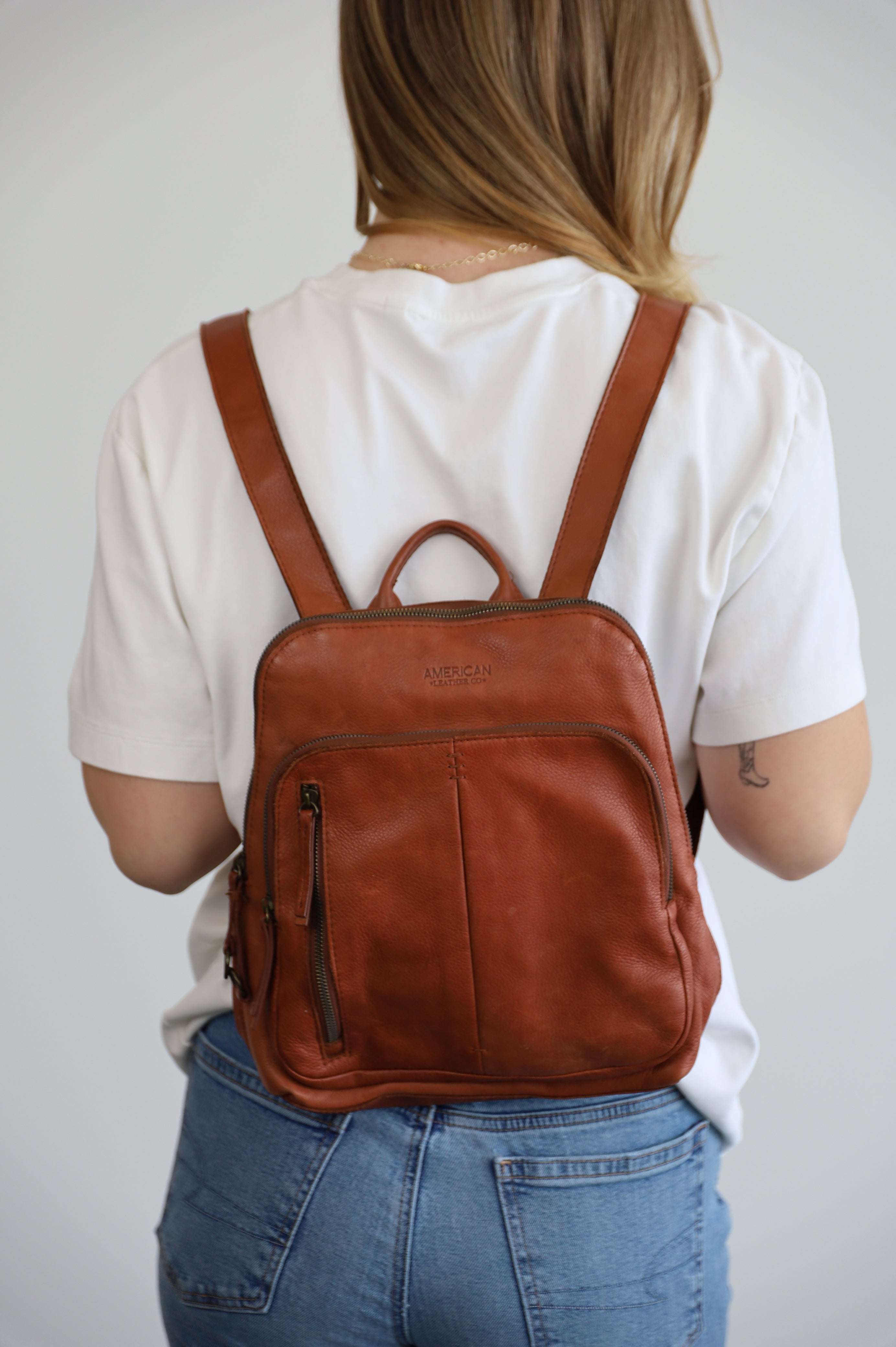 american leather co - back pack