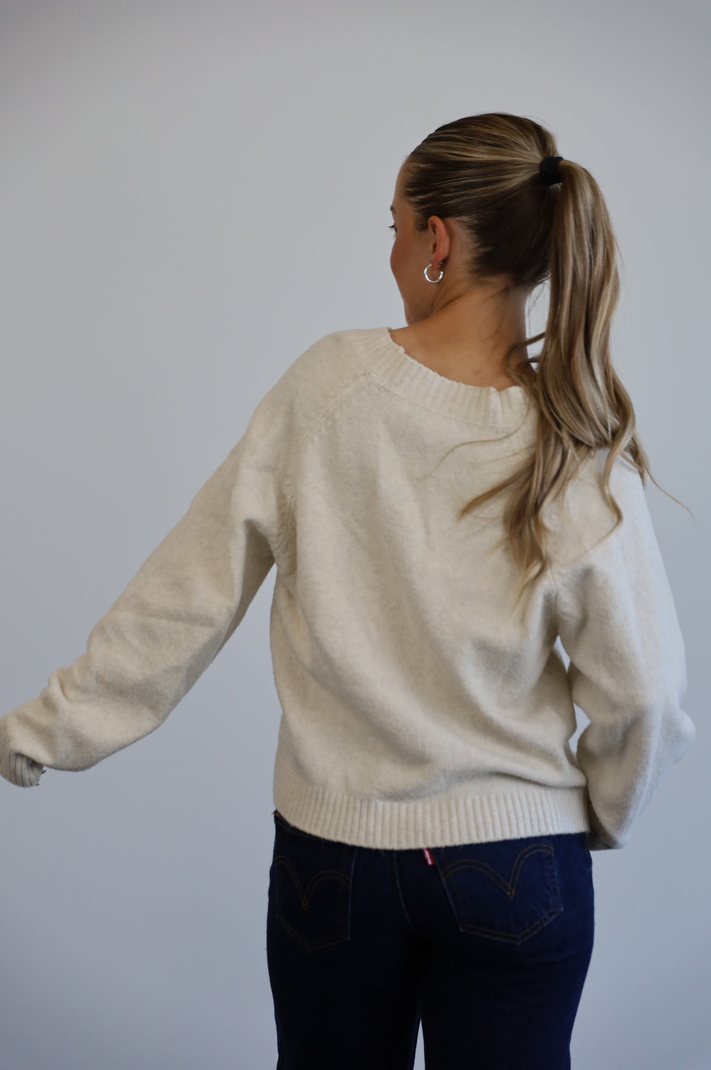 silver jeans - large